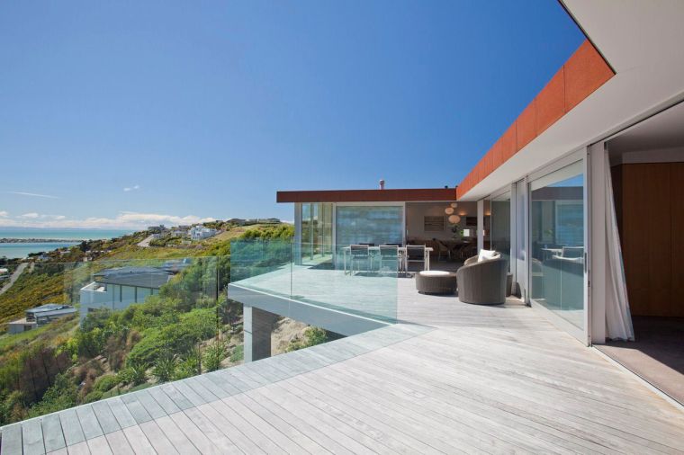 terrasse suspendue maison-moderne-photo