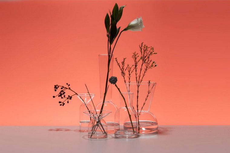 idée déco vase en verre design
