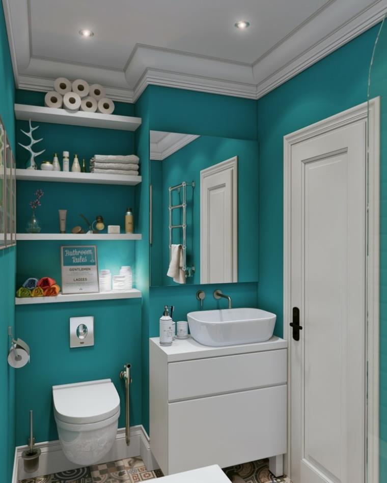 wc-suspendue-peinture-turquoise