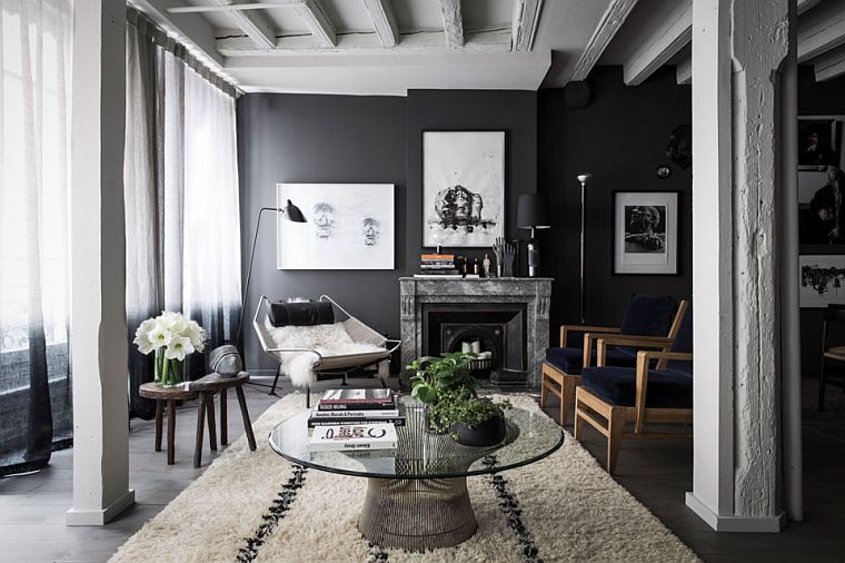 couleur noire deco-tendance-salon-meuble-bois-ambiance-nature