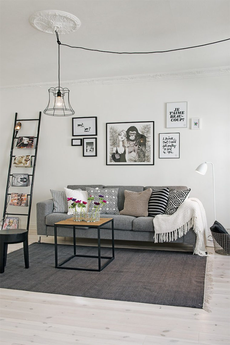 déco salon gris et blanc design-scandinave-idee