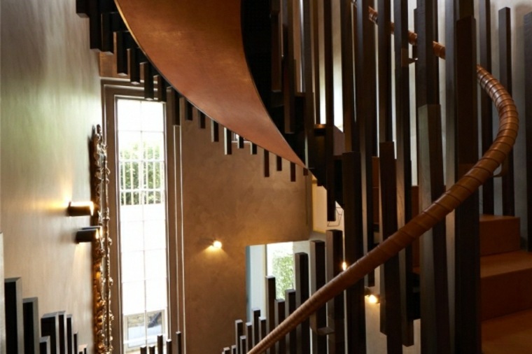 rampe d'escalier moderne-colimacon-modele
