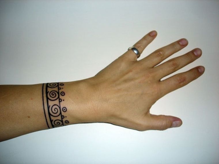 tatouage poignet bracelet-dessin-idee-femme