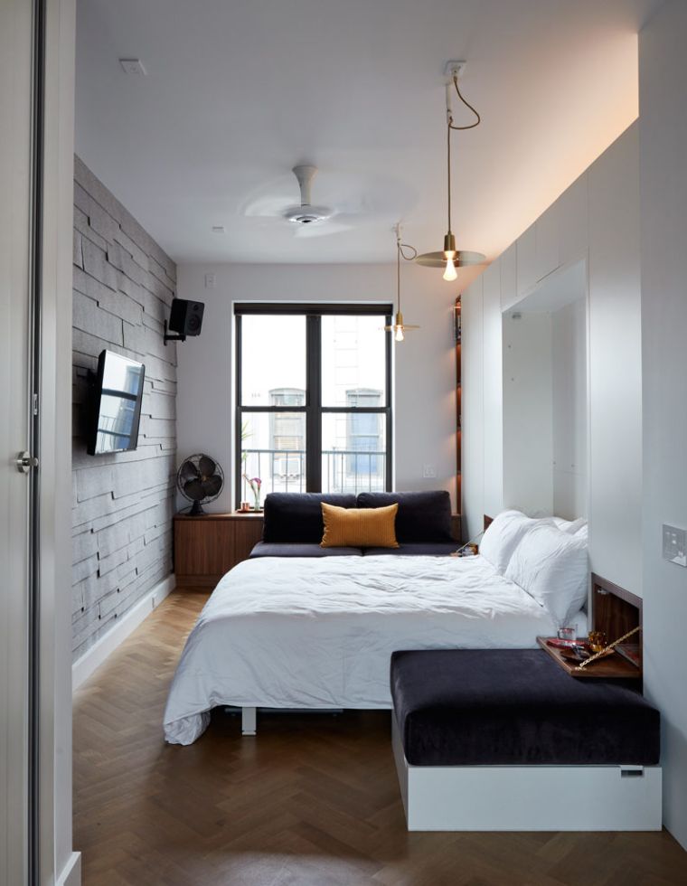 Chambre à coucher moderne : 50 idées design