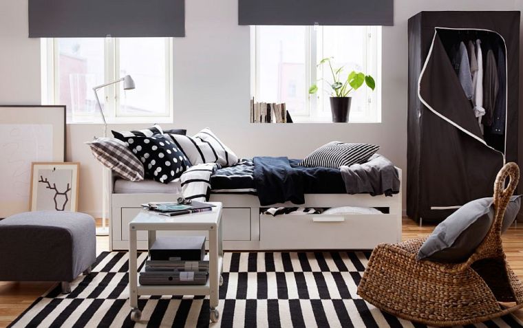 chambre cocooning decoration-idee-accessoires-ikea