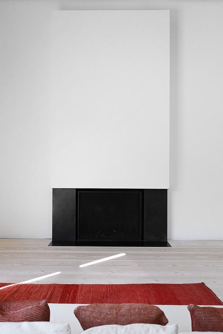 cheminée moderne insert-design-minimaliste