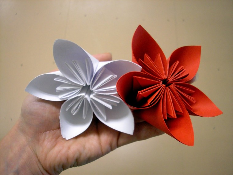 diy fleur en papier origami idée diy