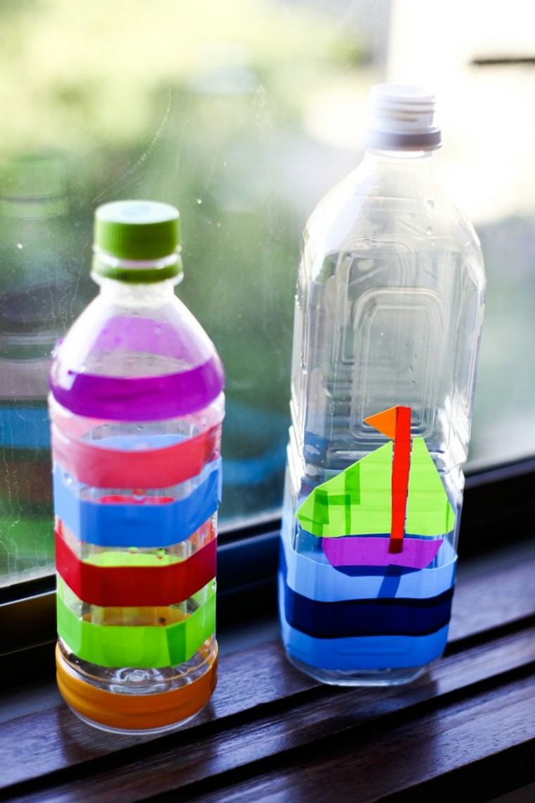 que faire des bouteilles en plastique idée déco récup