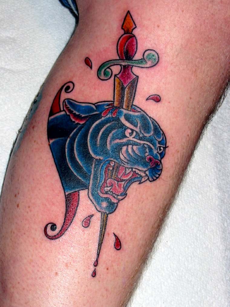 signification tatouage panthere-noire