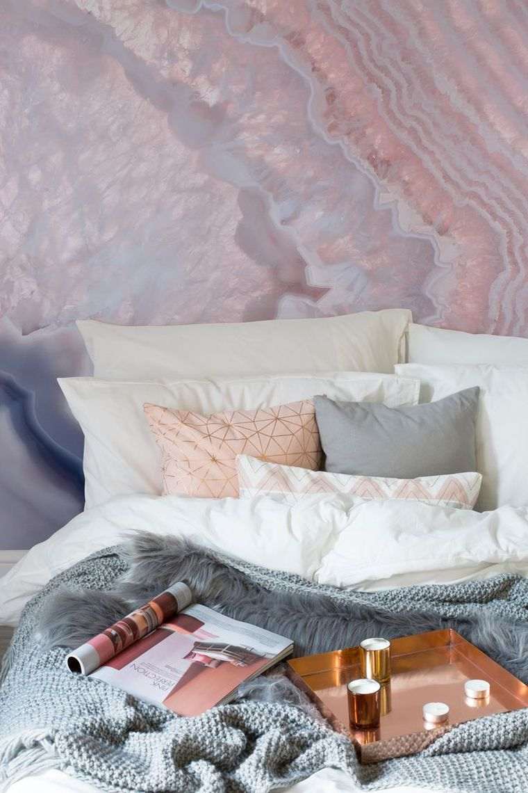 chambre-rose-et-gris-tete-de-lit-originale-decoration-inspiration