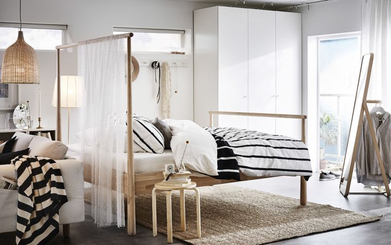 chambres à coucher ikea et déco nature design scandinave