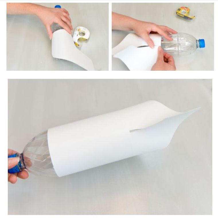 idee-tirelire-originale-a-faire-papier-bouteille-eau