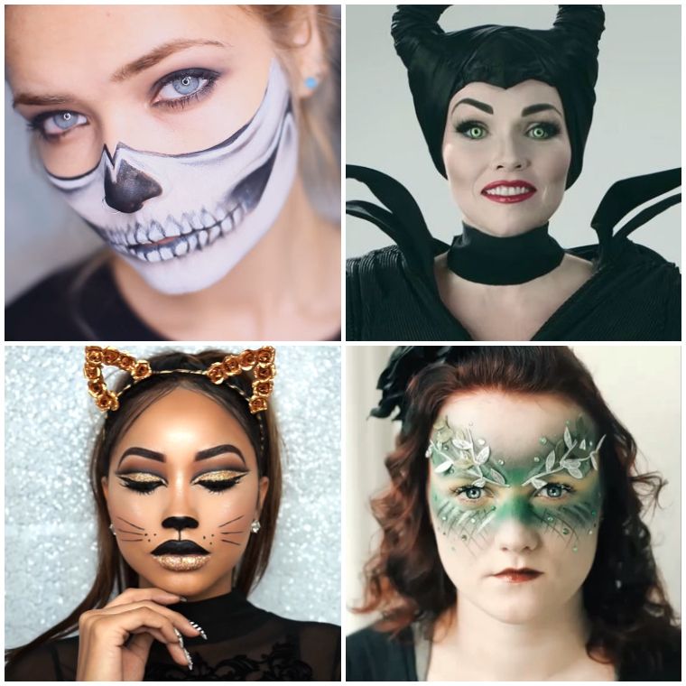 maquillage halloween femme idee-tutoriel-photos