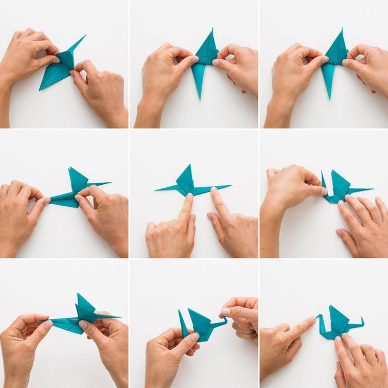origami facile comment-faire-grue-papier-tuto