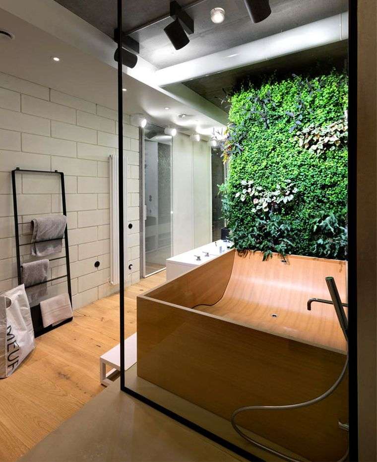 porte-serviette-moderne-salle-de-bain-spa-sol-bois-decoration