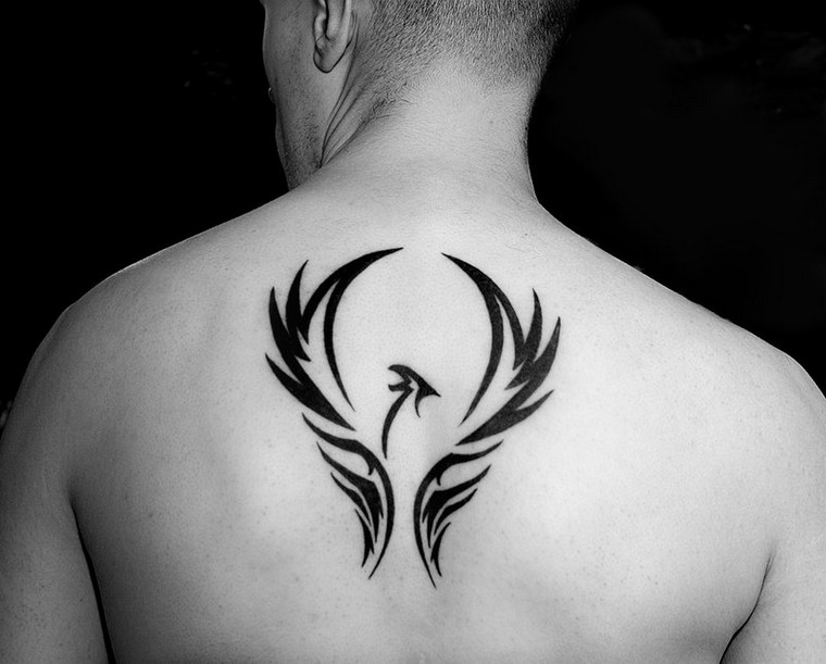 tatouage phoenix tatouage dos homme phénix