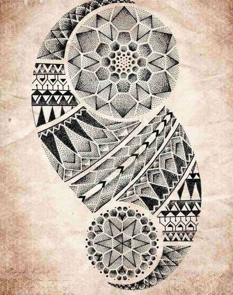 tatouages-mahori-motif-tribal-idee-mandala