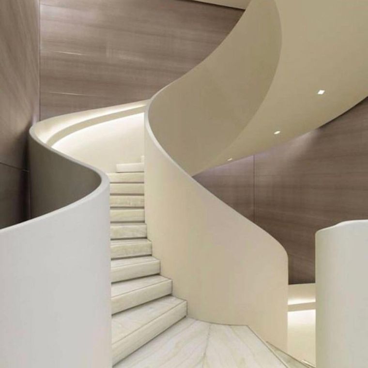 escalier-interieur-rampe-blanche-luminaire-led