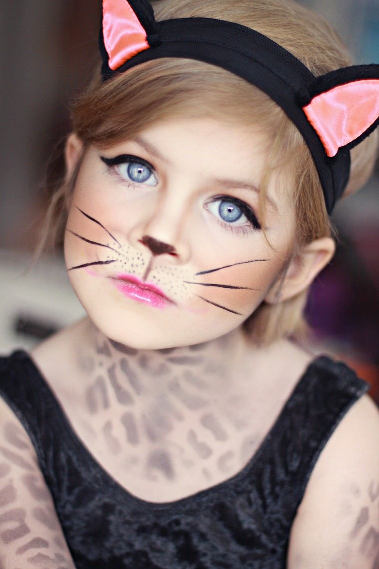 maquillage chat halloween fille maquillage déguisement chat
