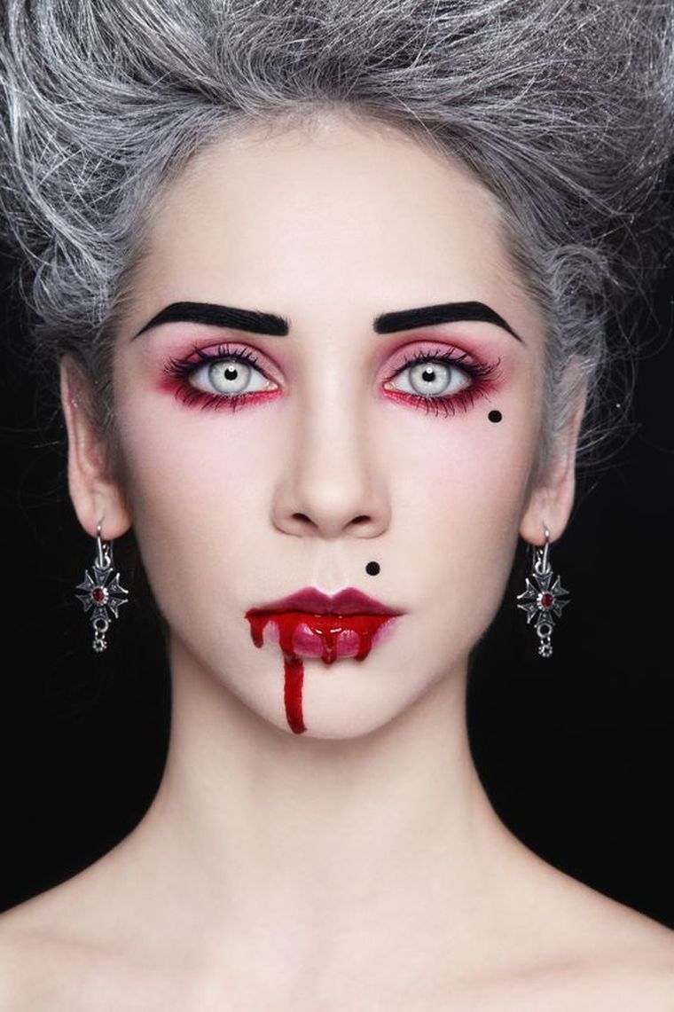 Maquillage vampire fille réussi - notre guide Halloween makeup