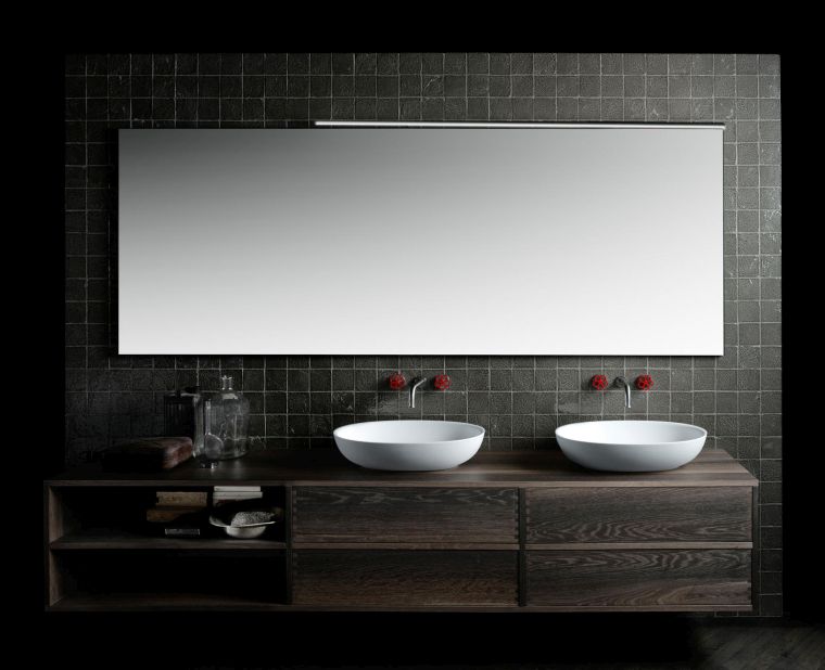 meuble salle de bain bois etageres-ouvertes-sous-vasque-suspendu-boffi