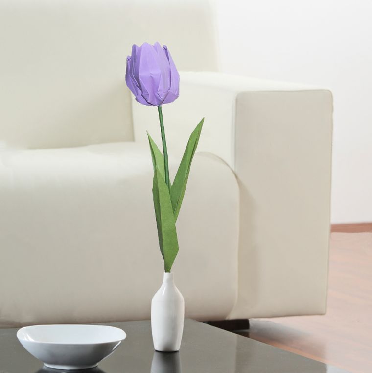 origami fleur tuto-tulipe-simple-instructions