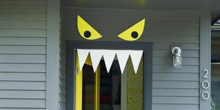 DIY déco Halloween porte-entree-decoration-idee