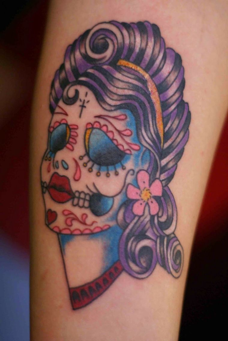 tatouage-fiancee-morte-dia-de-los-muertos