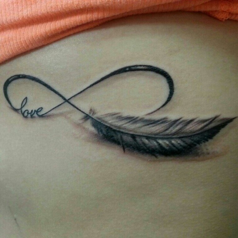 tatouage-infini-plume-tatouage-femme-infini