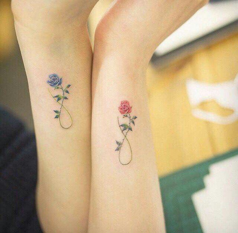 tatouage-poignet-tatouage-couple-tatouage-rose