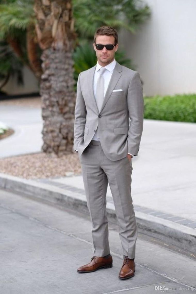 tenue-homme-costume-mariage-gris-clair
