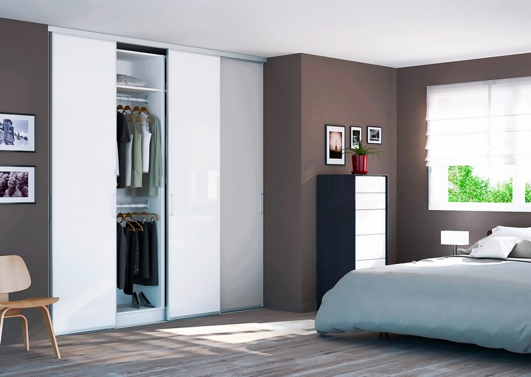 dressing chambre sur mesure lit design armoire rangement pratique
