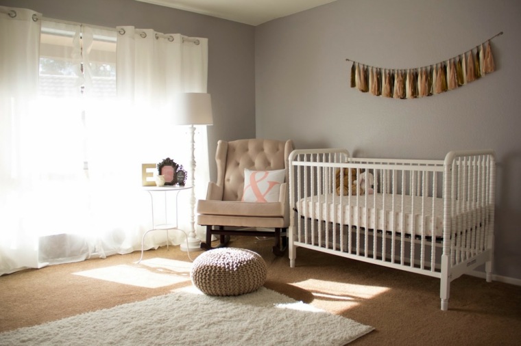 chambre bébé moderne deco-delicat-elegant