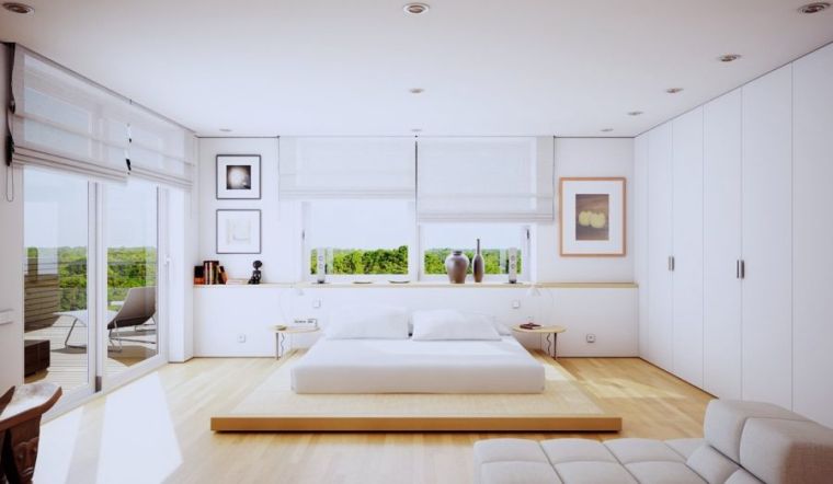 chambre-decoration-moderne-lit-estrade-bois-minimalisme