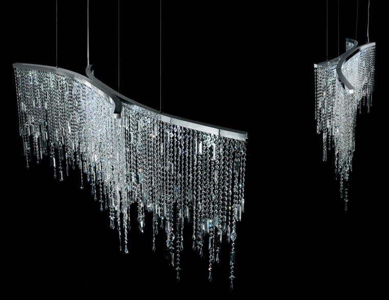 eclairage plafond stalactite-glace