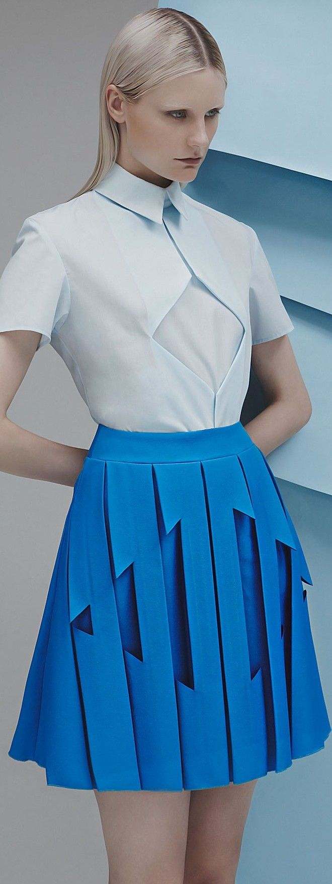 inspiration mode origami 2017 femme jupe tendance