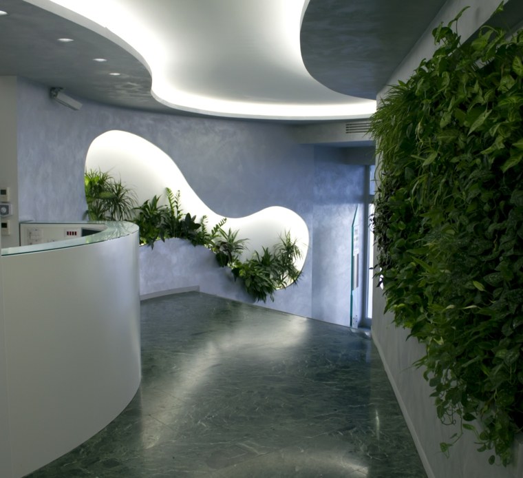 plant vertical garden office-moderne