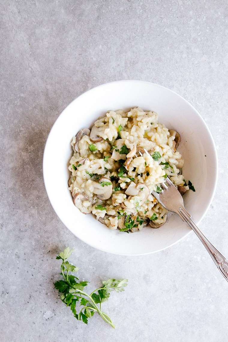 risotto-champignons-recette-vegan