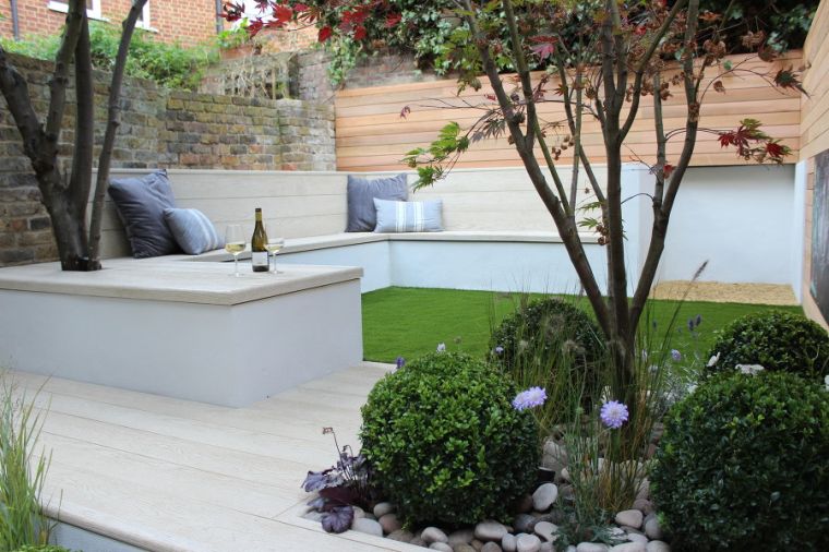 bordure de jardin terrasse-decking-petit-espace