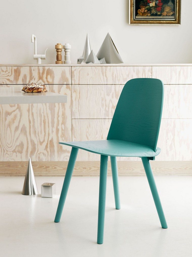 décoration scandinave meuble tendance chaise bois muuto design