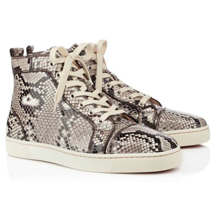 chaussure louboutin homme baskets-python