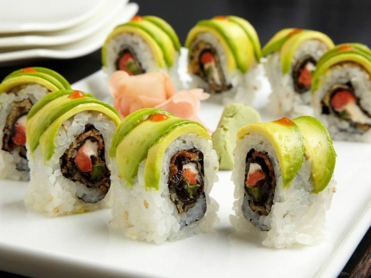 combien de calories dans les sushis legumes