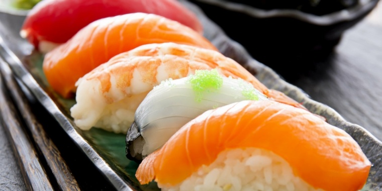 combien de calories dans les sushis poissons-differents