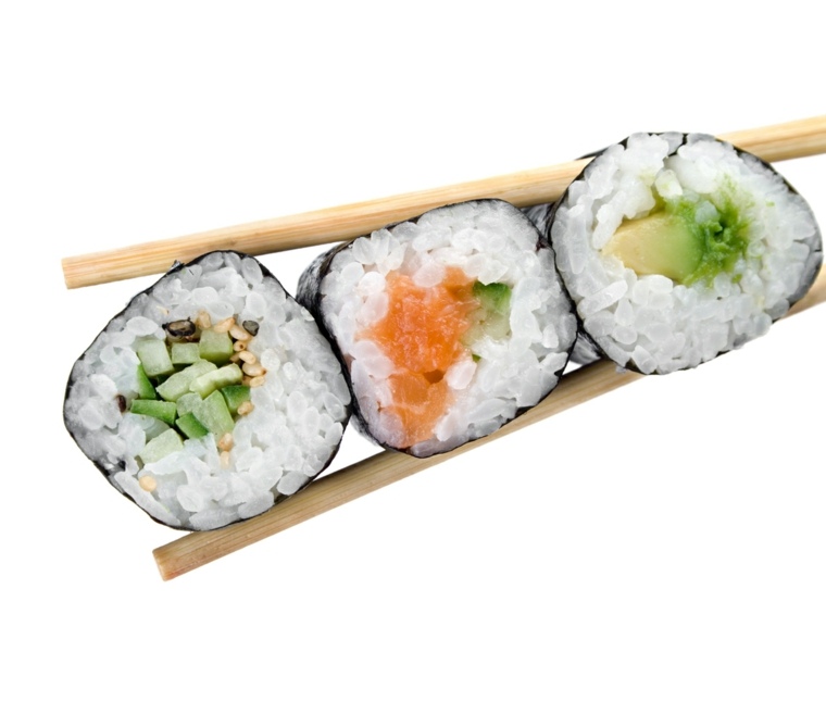 combien de calories dans les sushis trois-makis