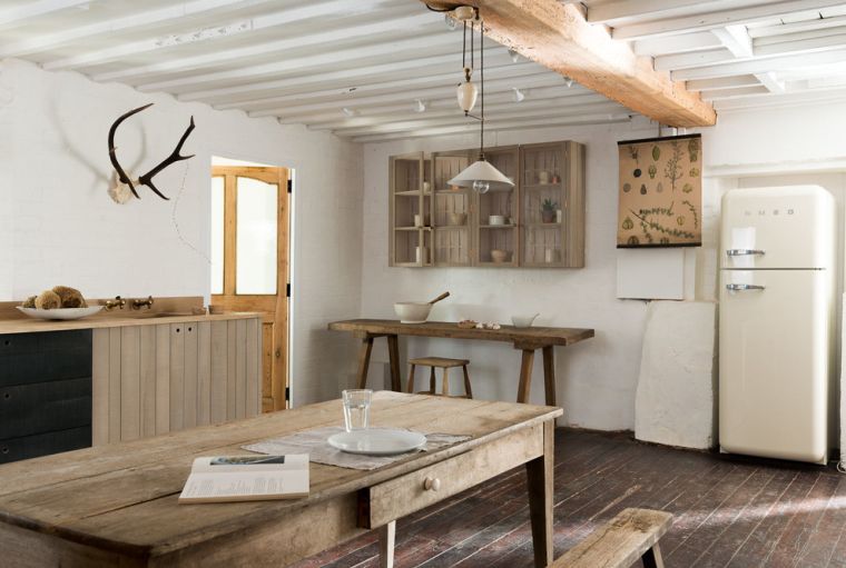 cuisine de campagne design-scandinave-mobilier-bois