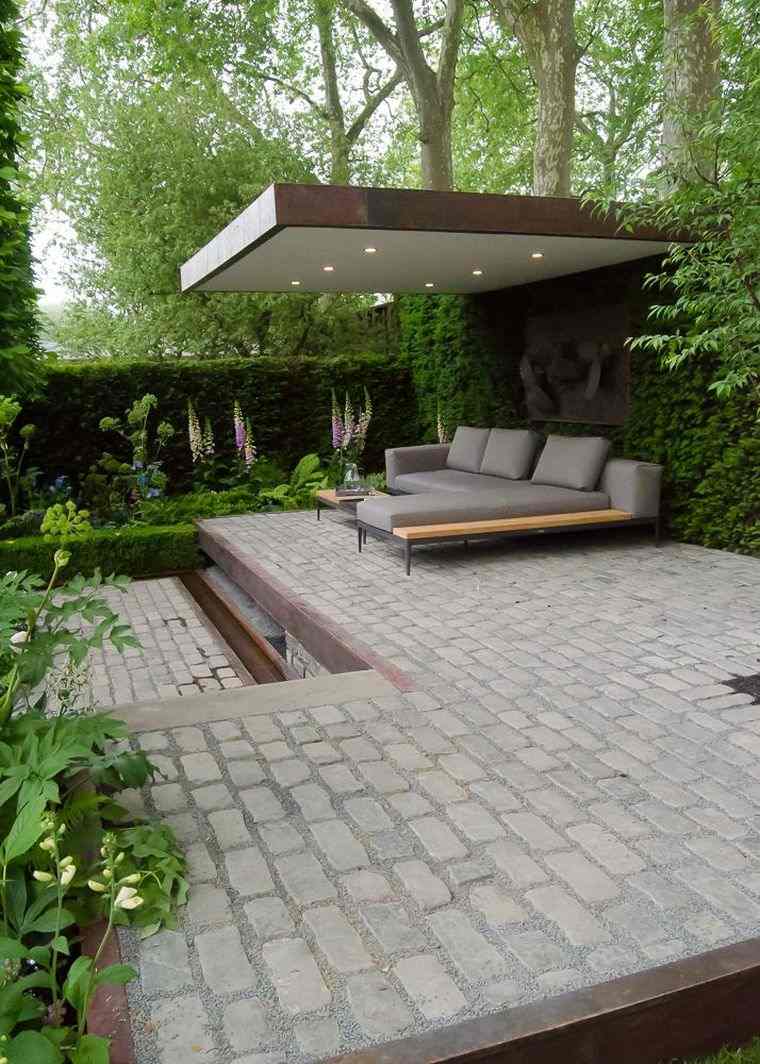 deco-exterieur-jardin-pinterest-pergola-moderne-petite-terrasse