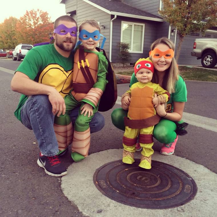 déguisement halloween fait maison tortues-ninja