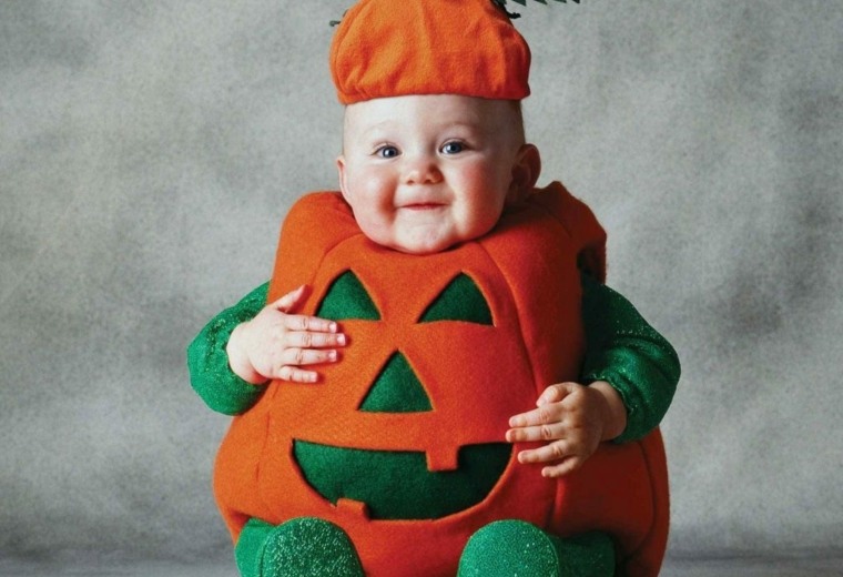 diy baby halloween costumes citrouille-lanterne