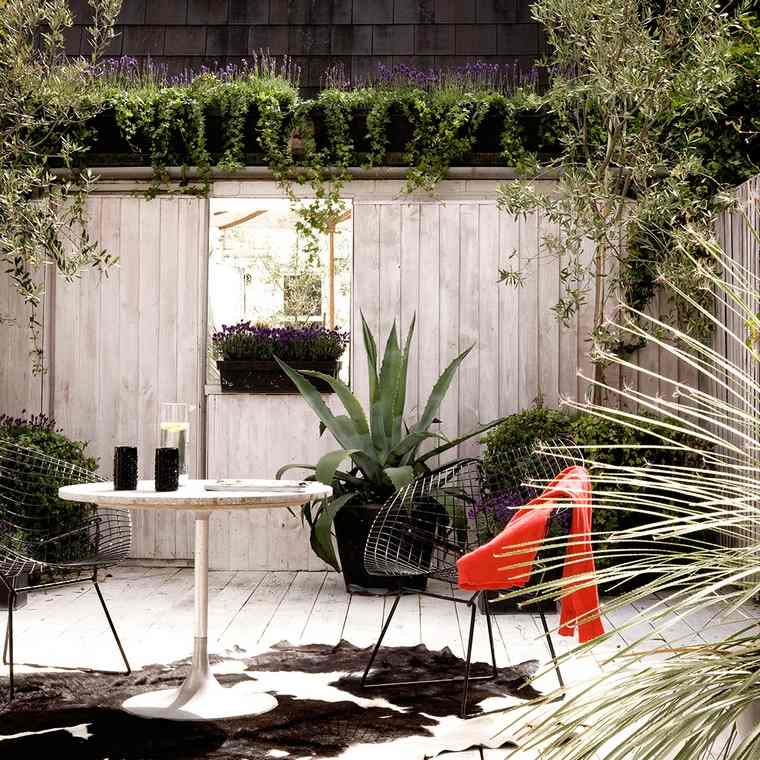 séparation jardin cloture bois idée aménager extérieur