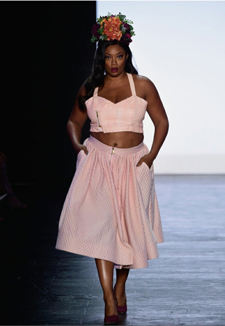 grande taille femme fashion-week-outfit-ete